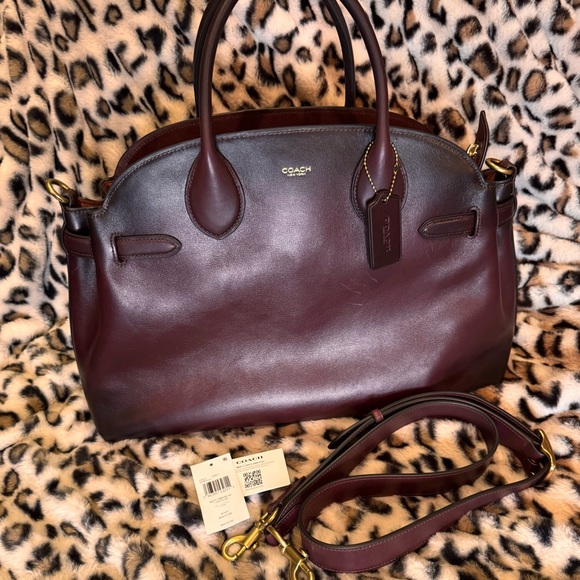 Coach Soft Empire 40 Carryall in Merlot - used 1x! - Picture 3 of 10